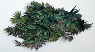 Gobelin met groene bladeren